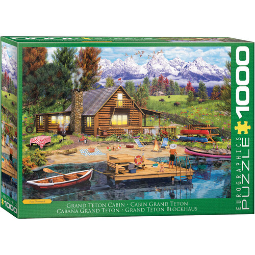 Eurographics - Grand Teton Cabin Puzzle 1000pc