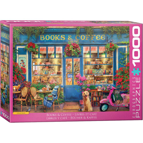 Eurographics - Books & Coffee Puzzle 1000pc