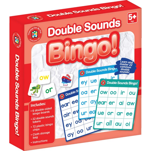 Learning Can Be Fun - Double Sounds Bingo