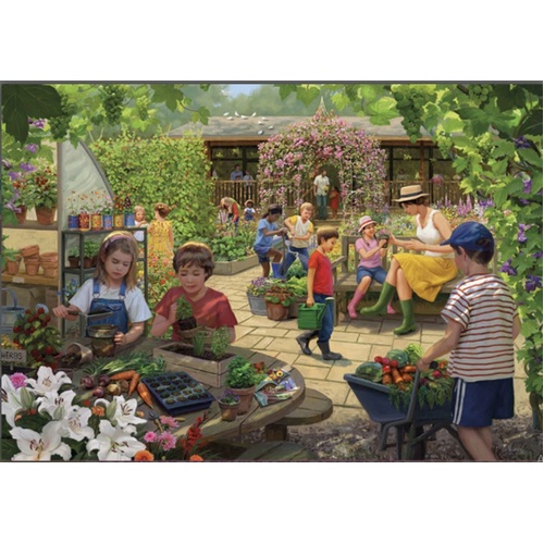 Jumbo - The Vegetable Garden Puzzle 1000pc