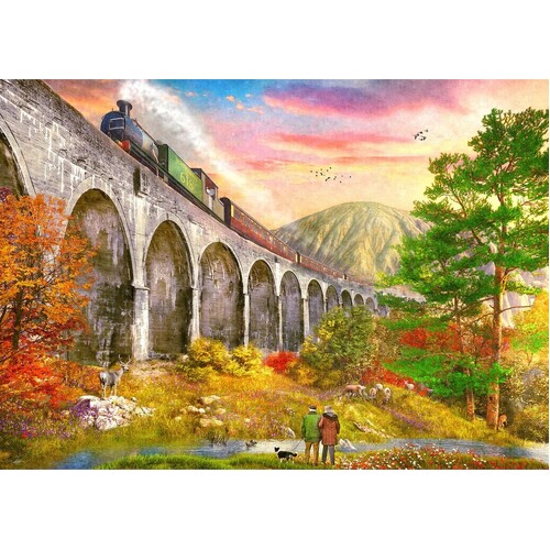 Gibsons - Crossing Glenfinnan Viaduct Puzzle 1000pc