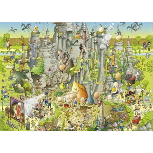 Heye - Funky Zoo - Jurassic Habitat Puzzle 1000pc