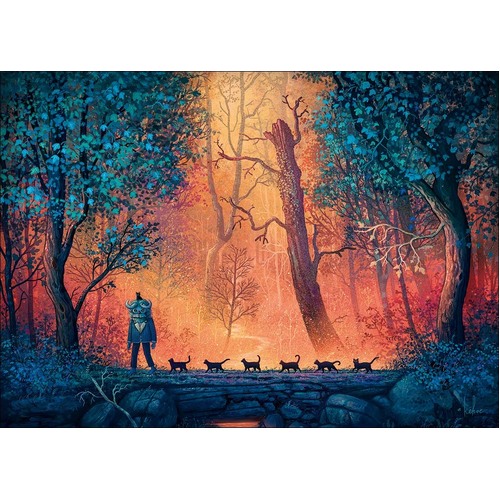 Heye - Inner Mystic, Woodland March Puzzle 1000pc