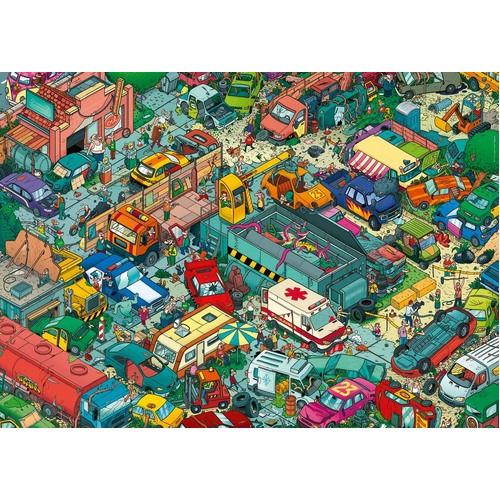 Heye - Lectr, Car Cemetry Puzzle 1000pc