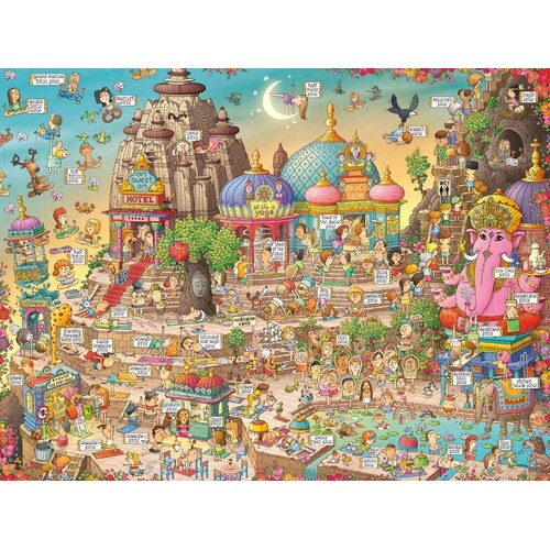 Heye - Degano, Yogaland Puzzle 1500pc