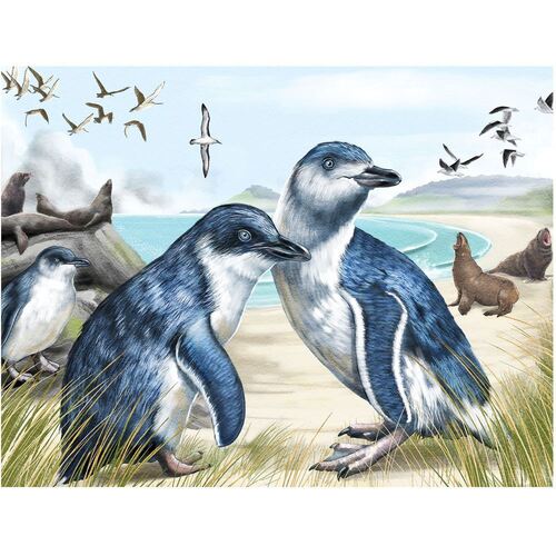 Holdson - Treasures of Aoteroa - Penguin Parade Large Piece Puzzle 300pc