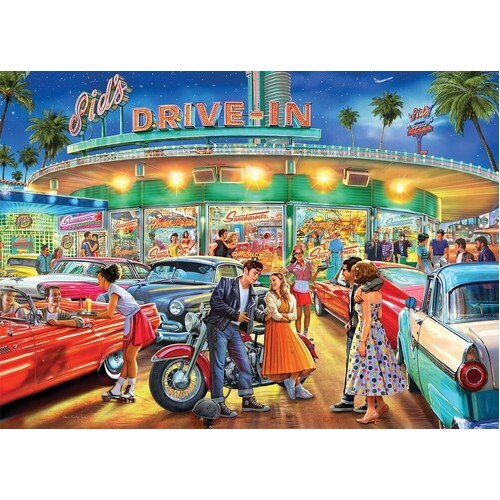 Holdson - Park & Drive - Sids Drive-In Puzzle 1000pc