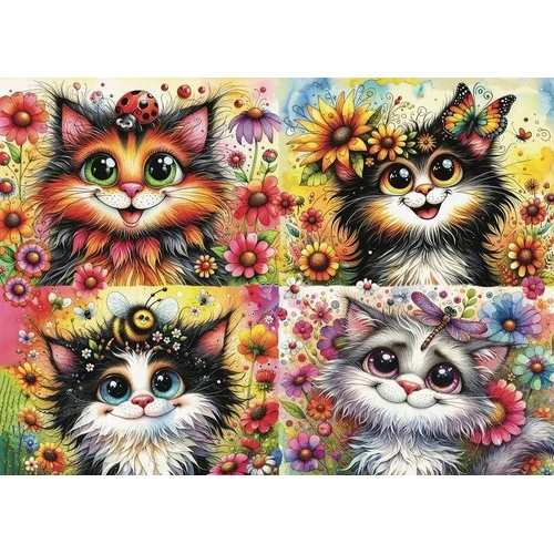 JaCaRou - Cat-Titude Squad Puzzle 1000pc