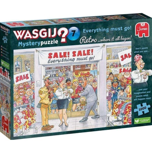 Jumbo - WASGIJ? Retro Mystery 7 Everything Must Go Puzzle 1000pc