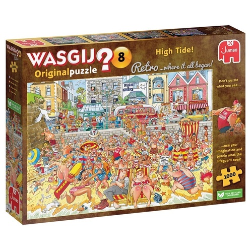 Jumbo - WASGIJ? Retro Original 8 High Tide! Puzzle 1000pc