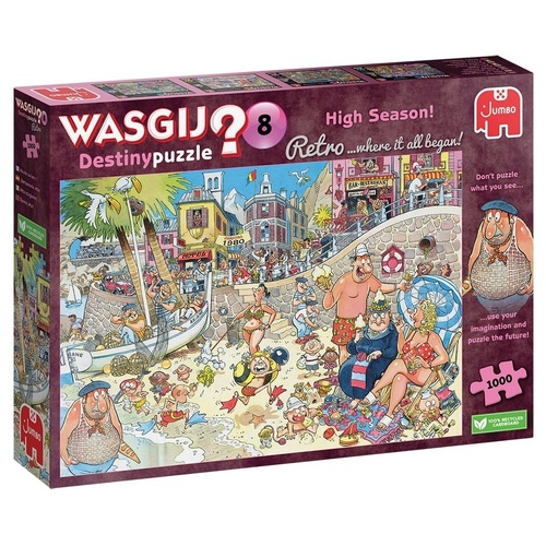 Jumbo - WASGIJ? Retro Destiny 8 High Season! Puzzle 1000pc