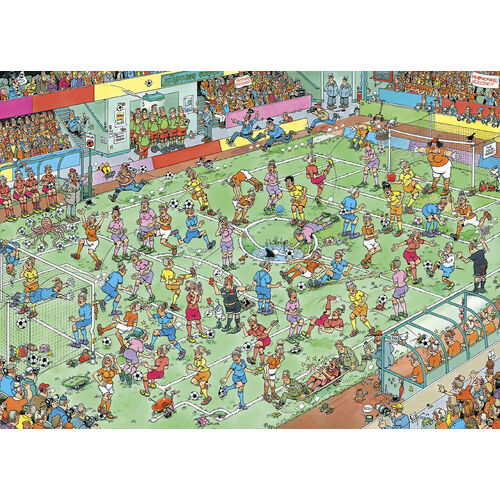 Jumbo - Jan Van Haasteren Women's Soccer Puzzle 1000pc