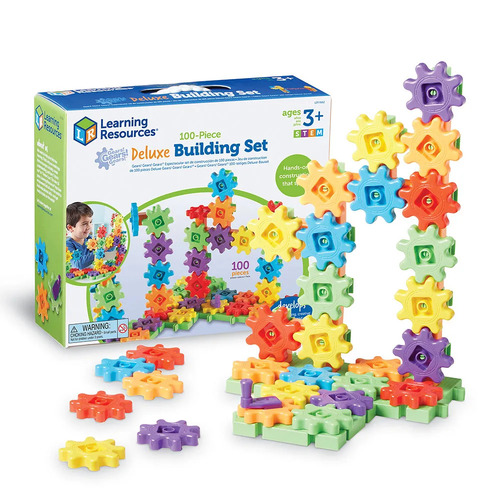 Learning Resources - Gears! Gears! Gears! 100-Piece Deluxe Building Set