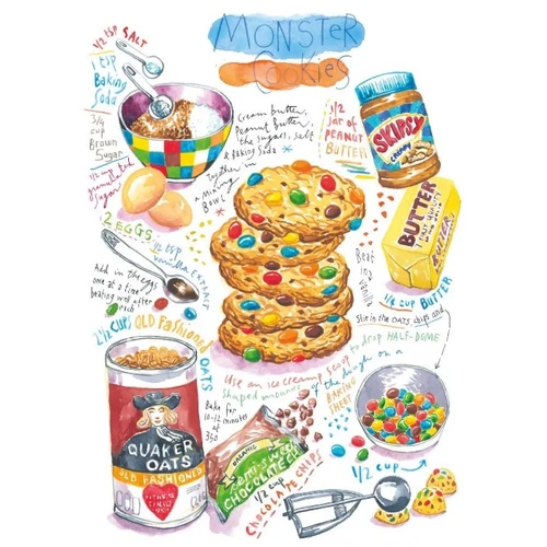 Magnolia - Monster Cookies Puzzle 1000pc