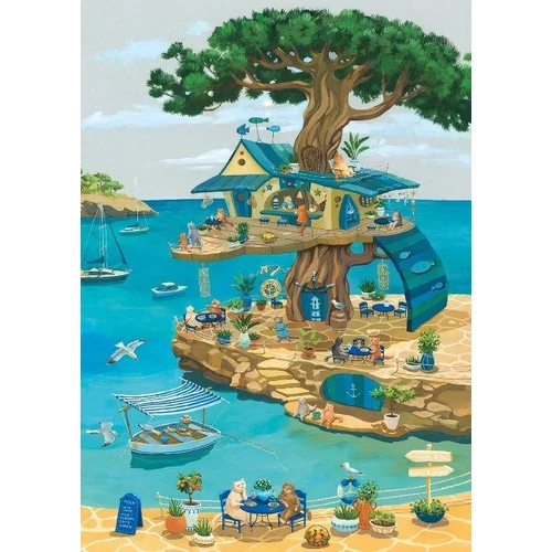 Magnolia - Cats on the Tree Puzzle 1000pc