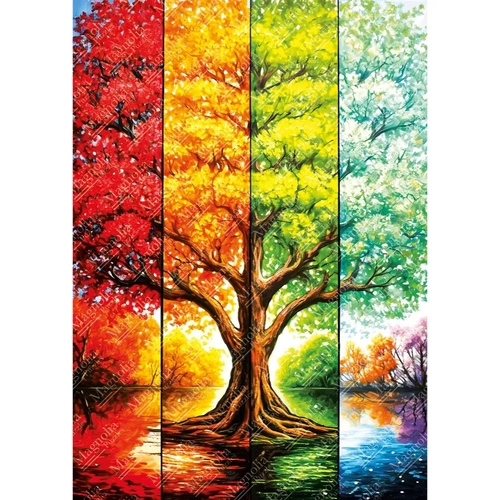 Magnolia - Tree in Autumn Puzzle 1000pc