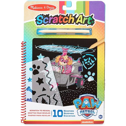 Melissa & Doug - Paw Patrol - Scratch Art - Skye