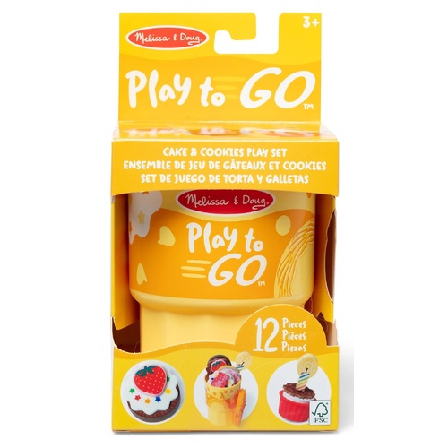 Melissa & Doug - Play to Go - Cake & Cookies Play Set