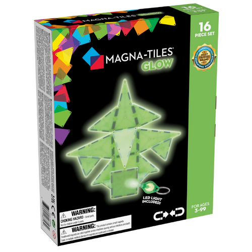 Magna-Tiles - Glow - 16 Piece Set