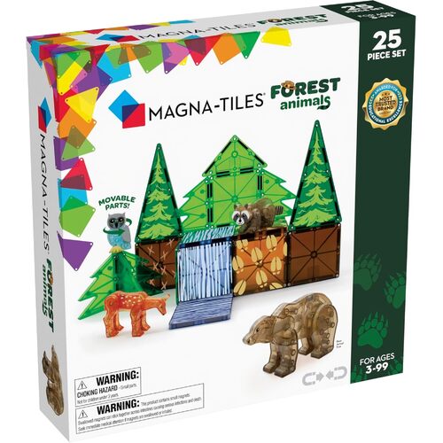 Magna-Tiles - Forest Animals - 25 Piece Set