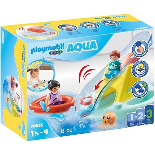 Playmobil - 1.2.3 Aqua Water Seesaw with Boat 70635