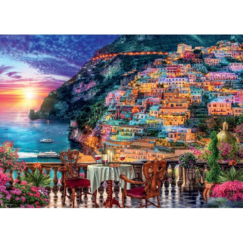 Ravensburger - Dinner in Positano Puzzle 1000pc