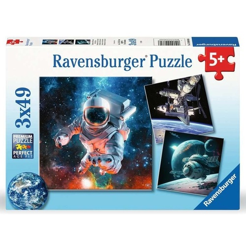 Ravensburger - Space Puzzle 3x49pc