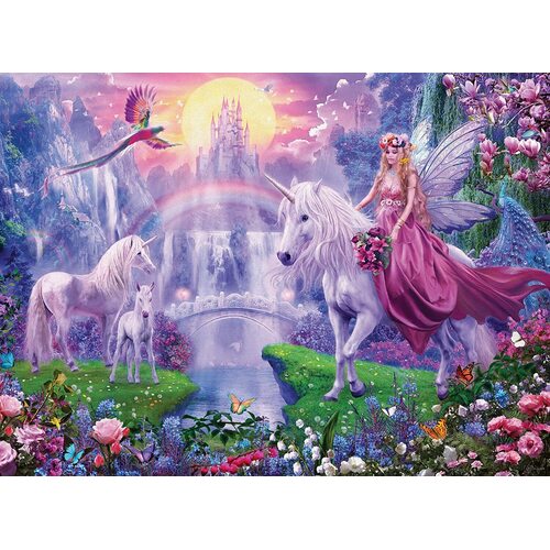 Ravensburger - Unicorn Kingdom Glow in the Dark Puzzle 200pc