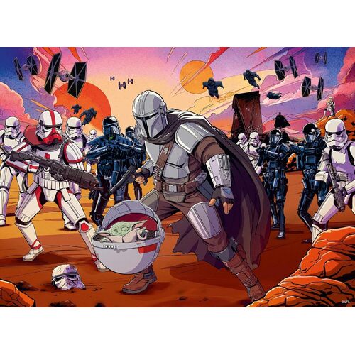 Ravensburger - Star Wars: The Mandalorian Face-Off Puzzle 200pc