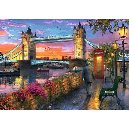 Ravensburger - Tower Bridge at Sunset Puzzle 1000pc