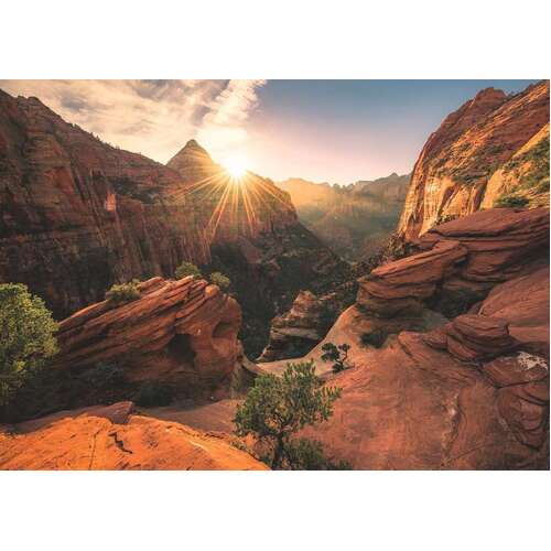 Ravensburger - Zion Canyon, USA Puzzle 1000pc