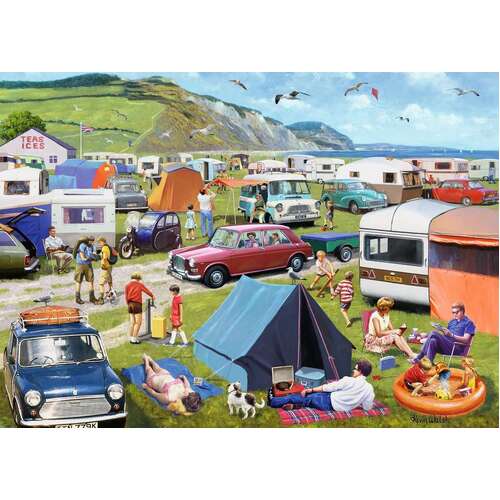 Ravensburger - Leisure Days: Camping Caravanning Puzzle 1000pc