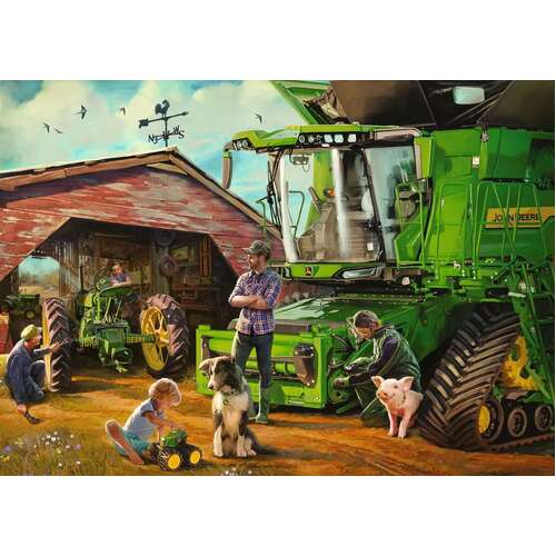 Ravensburger - John Deere Then & Now Puzzle 1000pc