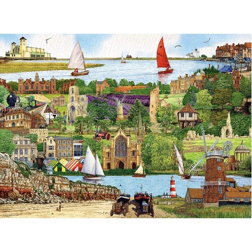 Ravensburger - Escape to Norfolk Puzzle 500pc