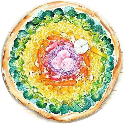 Ravensburger - Circle of Colours - Pizza 500pc