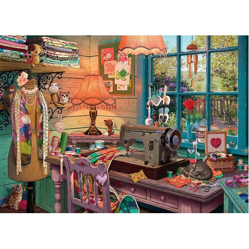 Ravensburger - The Sewing Shed Puzzle 1000pc