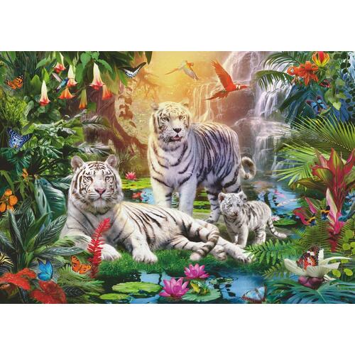 Ravensburger - White Tiger Family Puzzle 1000pc