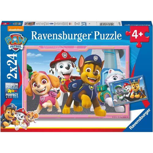 Ravensburger - Paw Patrol Dog Heroes Puzzle 2x24pc