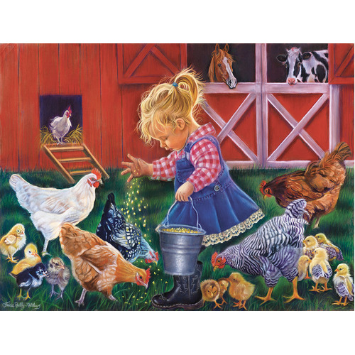 Sunsout - Little Farm Girl Puzzle 500pc