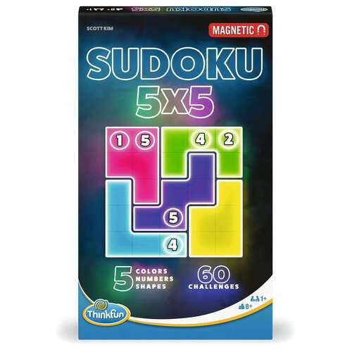 ThinkFun - Sudoku 5x5 Magnetic Travel Game