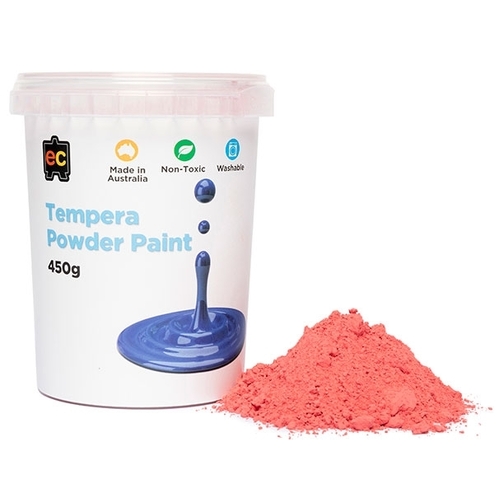 EC - Tempera Powder Paint 450gm Red