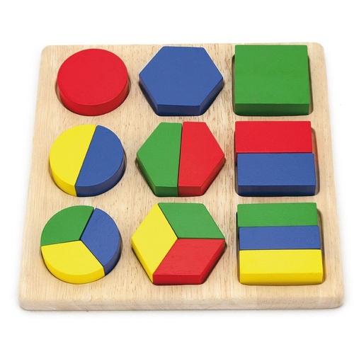 Viga Toys - Shape Block Puzzle